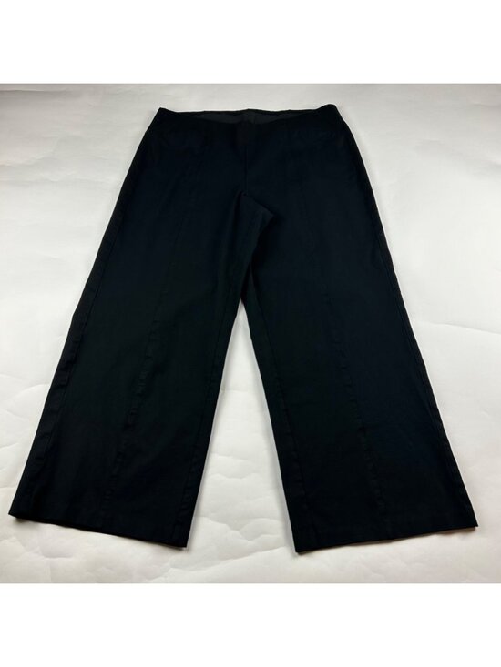 Old Navy Pants - Old Navy Black Stretch Canvas High Rise Wide Leg Pixie Pant XL